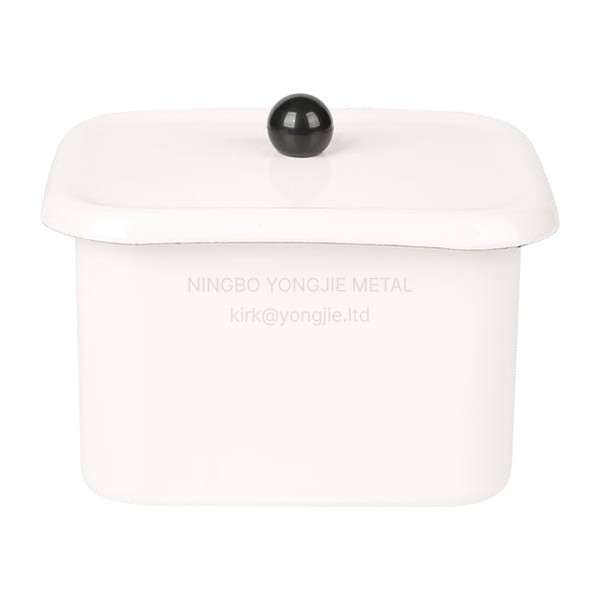Enamel Storage Jar