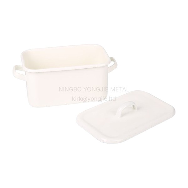 Enamel Bread Box