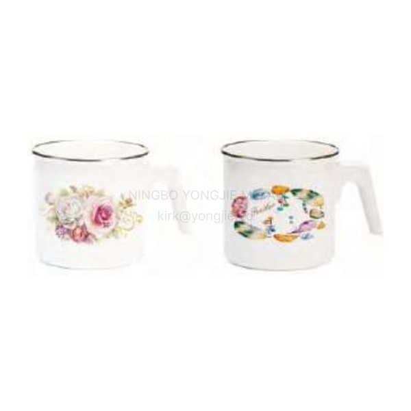 Enamel Milk Pot