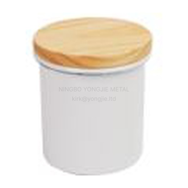Enamel Storage Jar