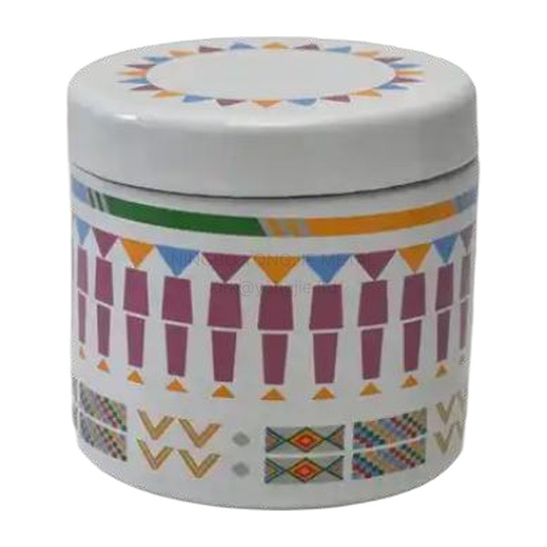 Enamel Storage Jar