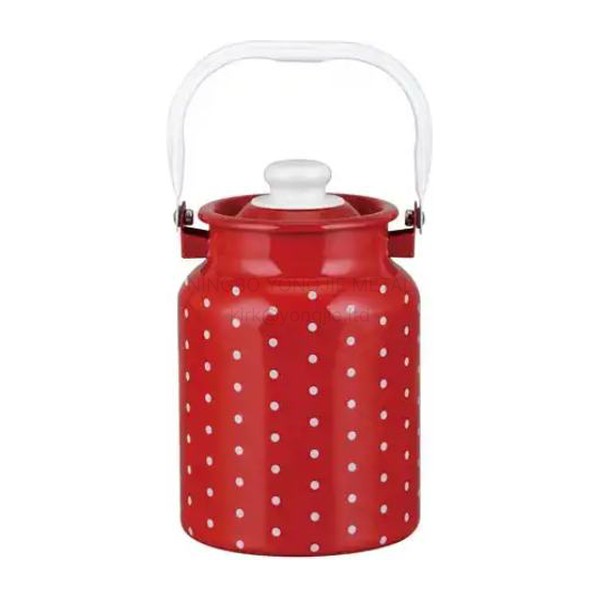 Enamel Milk Bucket