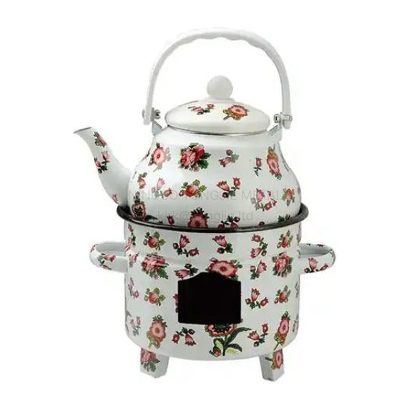 Outdoor Camping Cookware Set Enamel Roaster